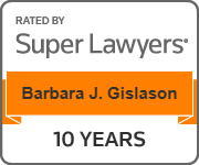 Rated by Super Lawyers | Barbar J. Gislason | 10 Years