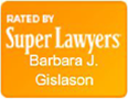 Rated by Super Lawyers | Barbara J. Gislason